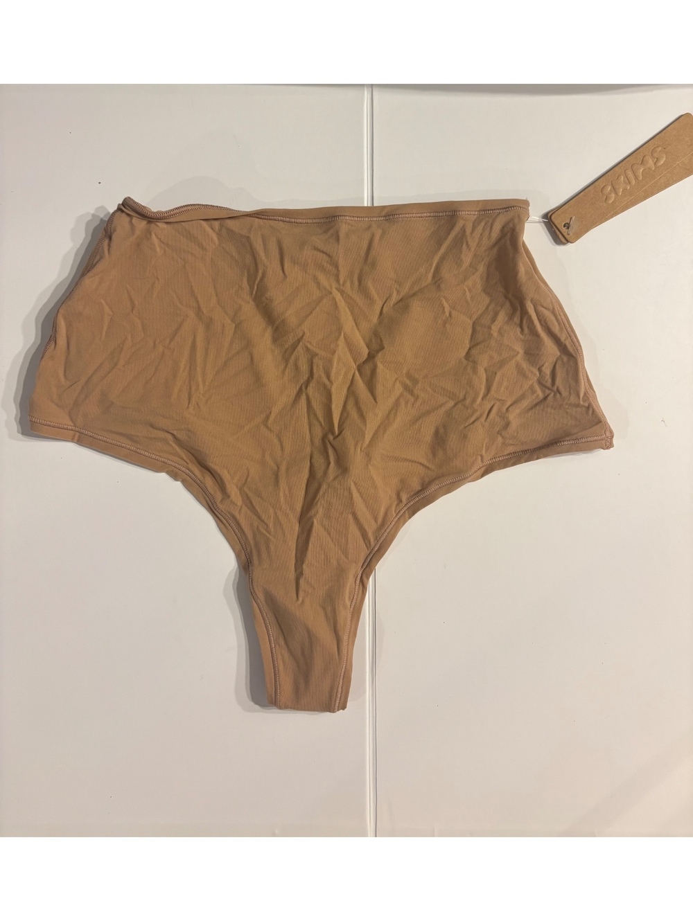 SKIMS Fits Everybody High Waisted Thong M Sienna Brown Panties NWT